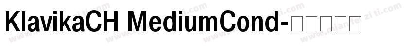KlavikaCH MediumCond字体转换